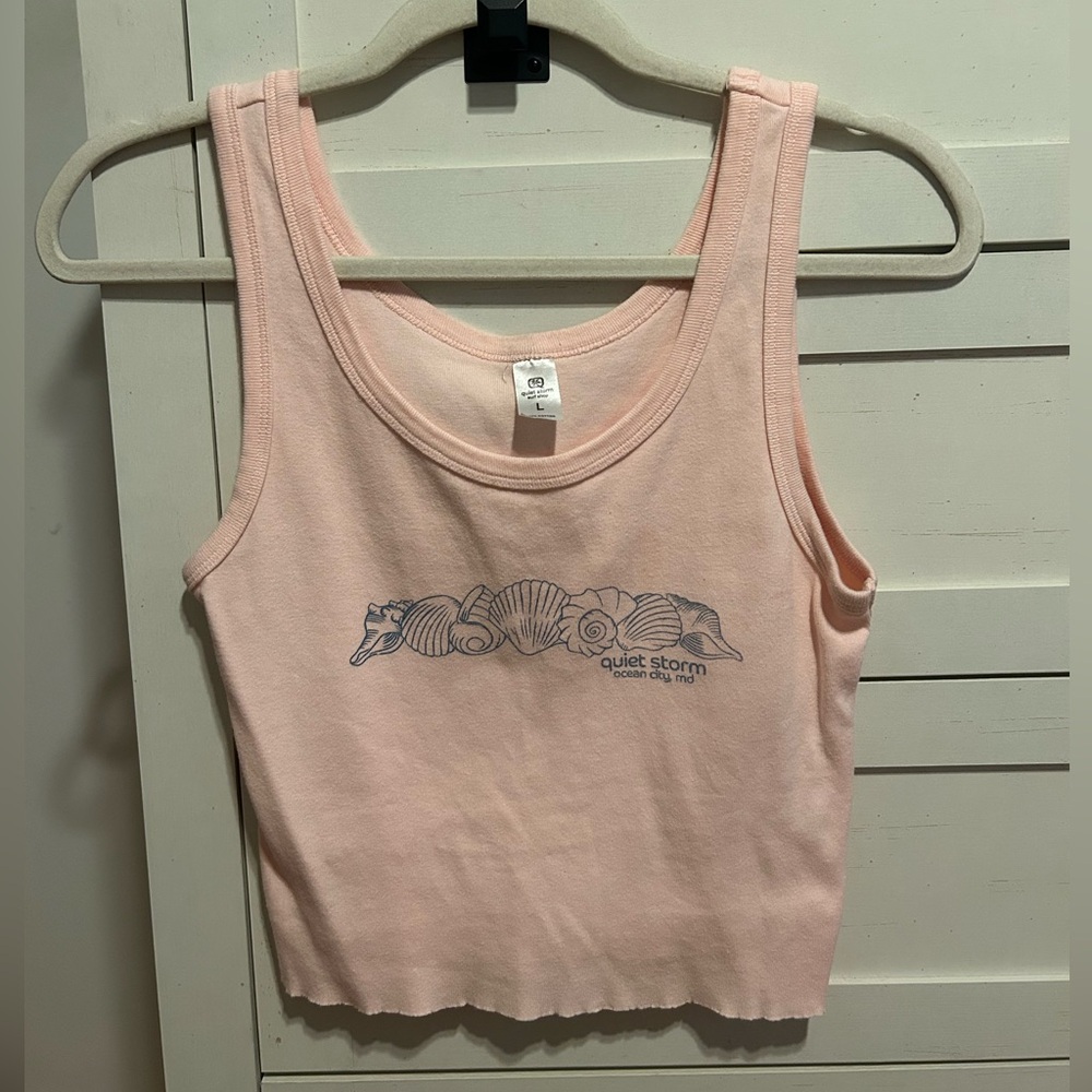 Quiet Storm Light Pink Tank Top - Picture 3 of 5